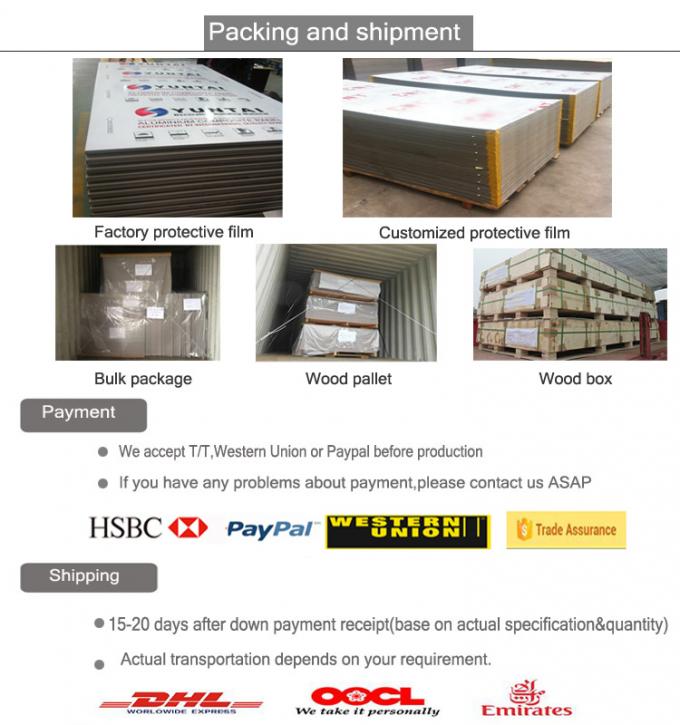 ไม้วีเนียร์ไม้วีเนียร์อลูมิเนียมคอมโพสิตแผงสำหรับซุ้มภายนอก 3