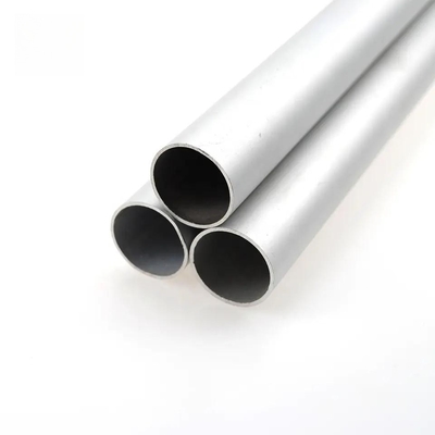 Aluminum Round Tubes and Pipes Anodized Matt Sliver White Multiple Specification Extruded Aluminum Round Tubes for Chair