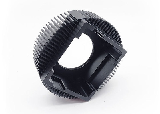 Black Anodized Aluminum Heat Sink Profiles Shower Extrusion 6005 6005