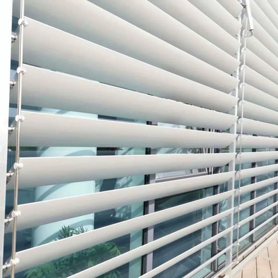 ISO9001 Aluminium Extrusion Sun Shade Louver 6063 T5