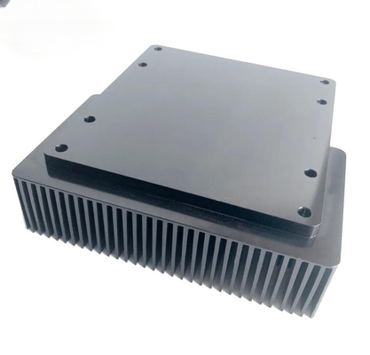 Custom CNC milled aluminum heat sink profile