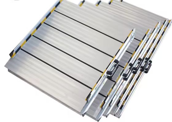 Portable Folding Handcap Loading Metal Aluminium Wheelchair Ramp for Cargo Mini Van