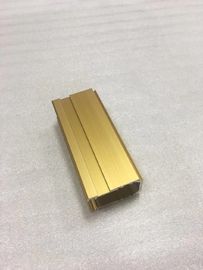 Gold Shine Anodized Aluminum Profile ใช้สำหรับตู้เครื่องมือที่ส่งออกไปยุโรป